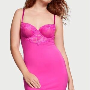Victoria's Secret Pink Lace Chemise